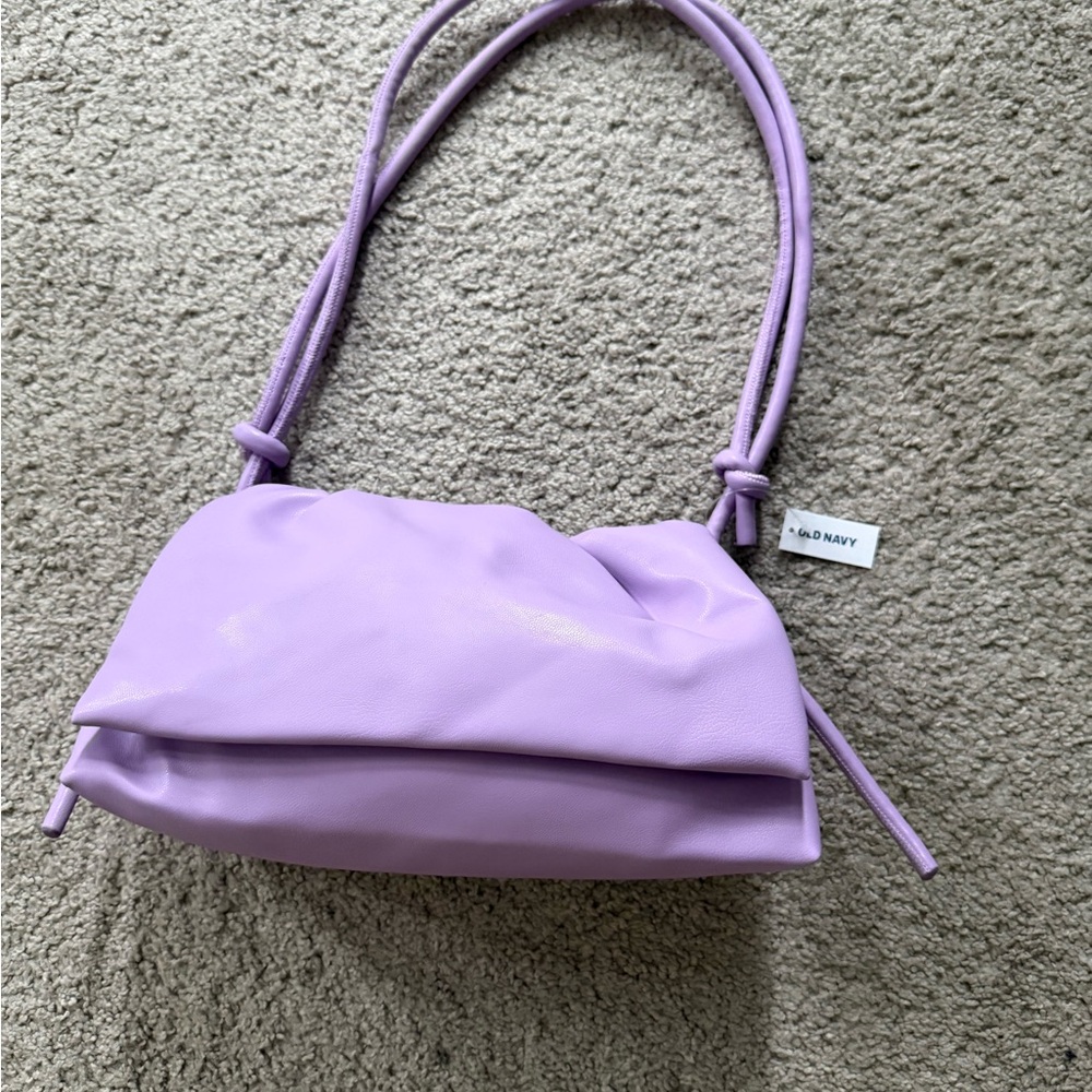 Old Navy NWT Lavender Shoulder Bag with Knotted Strap